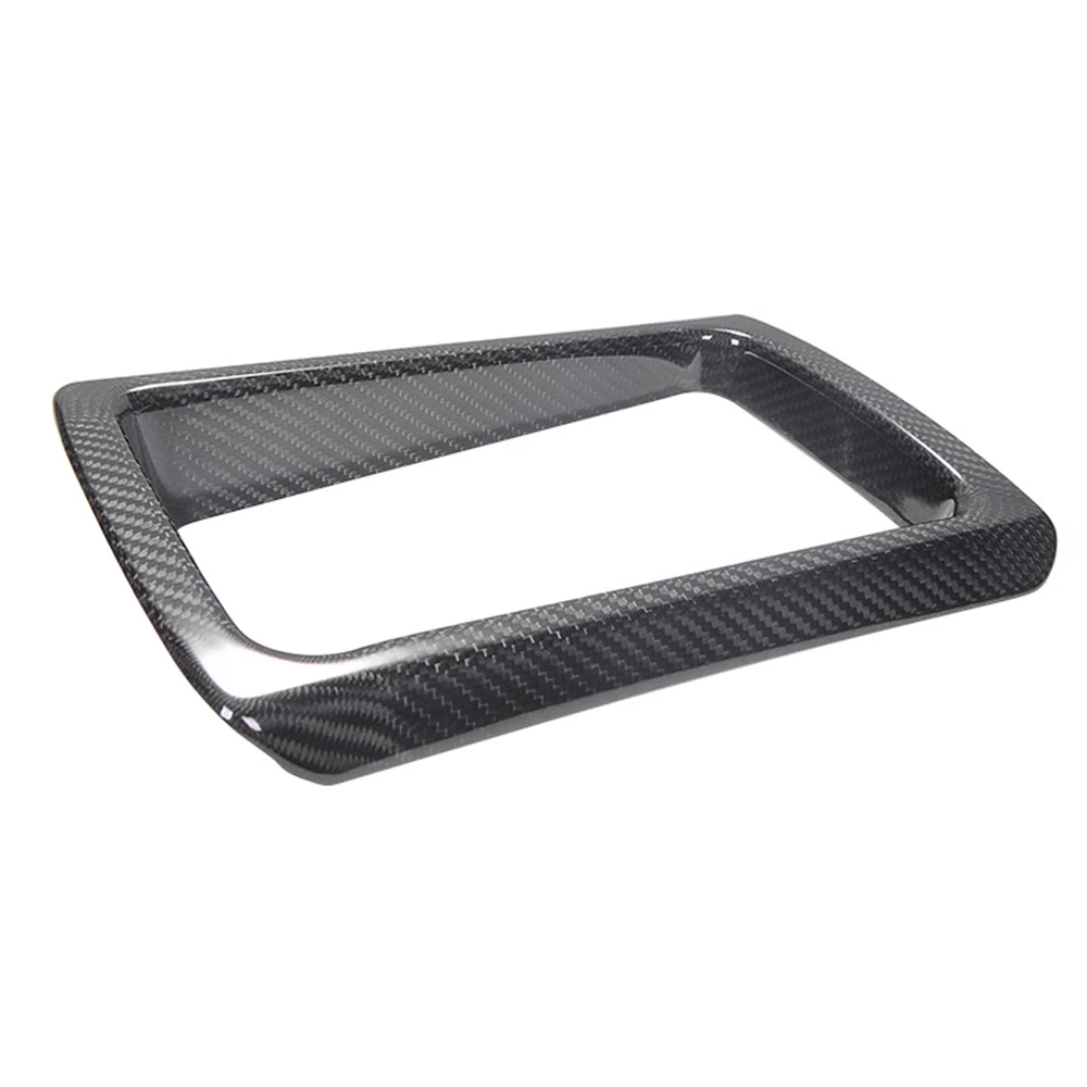 Real Carbon Fiber Rear Seats Storage Basket Box Shell Cover Paste Type Car Interior For BMW F80 M3 F82 F83 M4