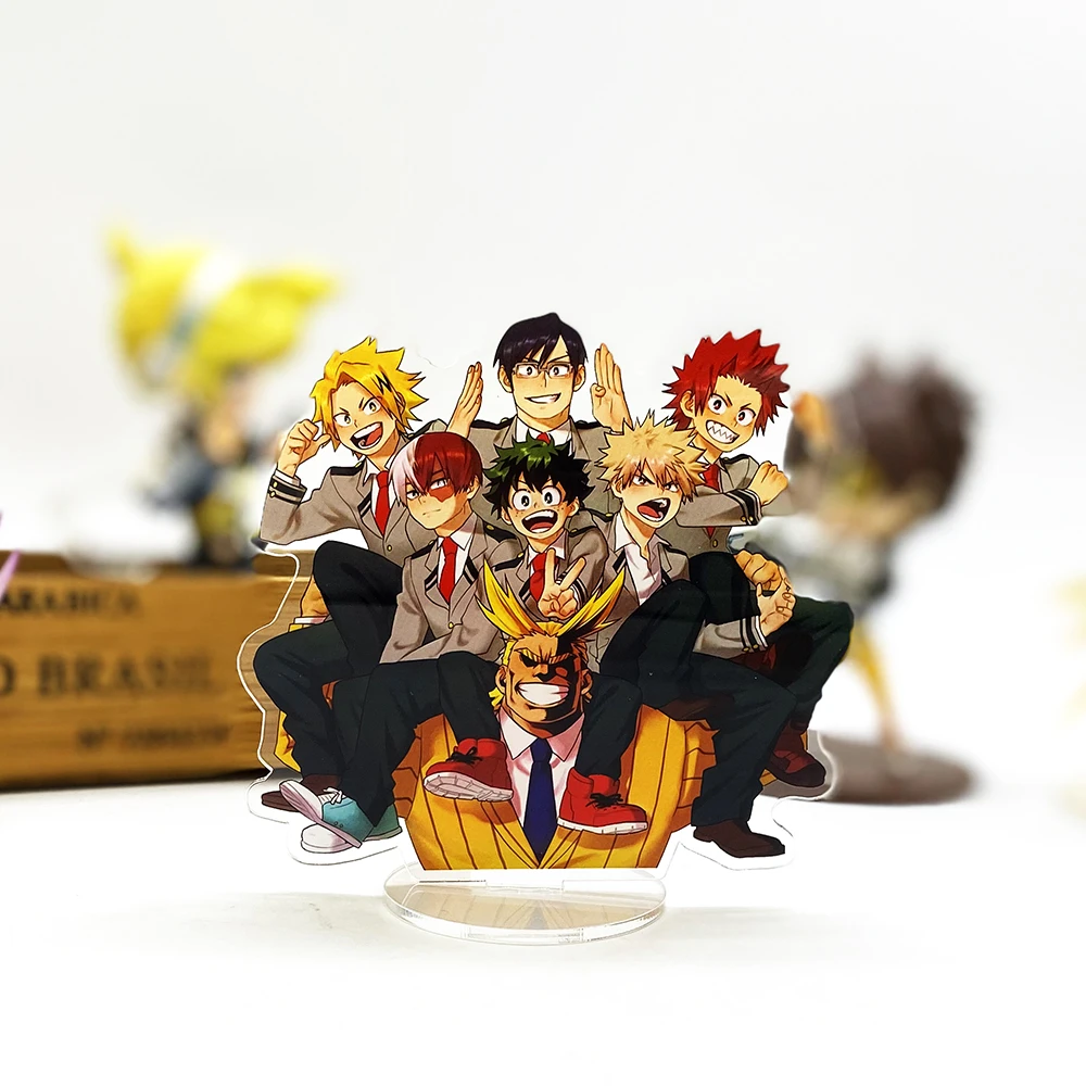 

Модель My Boku no Hero Academia All May Kaminari Tenya Todoroki Midoriya Bakugo HF фигурка на акриловой подставке, игрушечный Топпер для торта