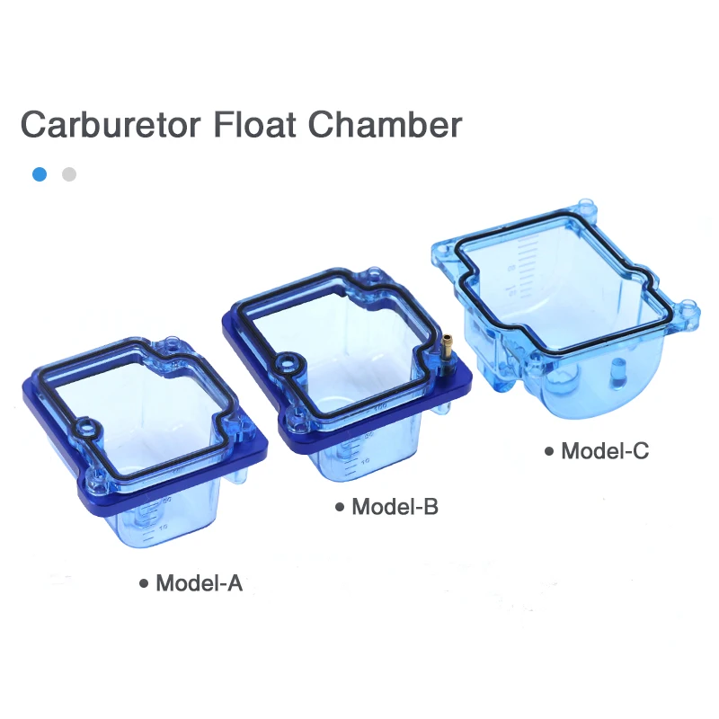 ZSDTRP Carburetor Repair Kit Clear Float Bowl for PWK I/II/III/IV/KSR EVO PZ26/27/30/32 PE24/26/28/30 Carburetor