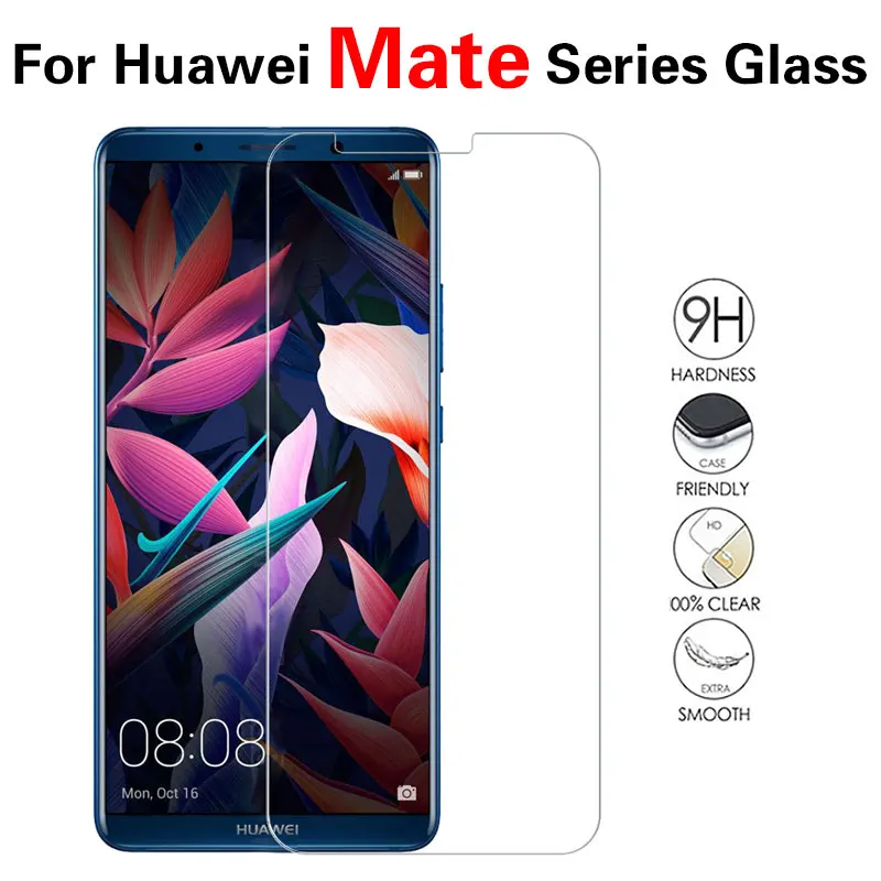 Ultra Thin Screen Protector For Huawei Mate 2 7 8 9 10 20 X SE Pro Lite Mini Front Tempered Glass Clear Protective Film