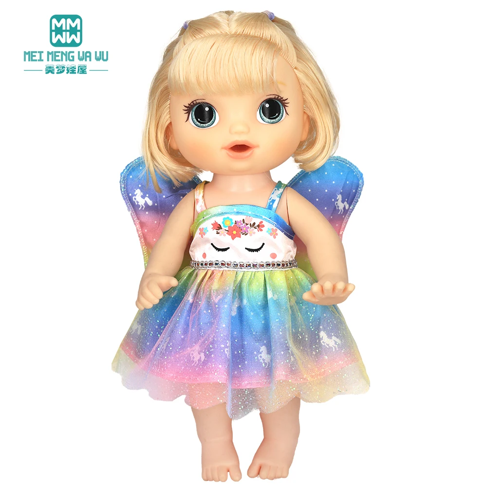 NEW Doll clothes Fashion dresses, swimsuits, tableware for 12 Inch 30CM Toys Crawling Doll accessories