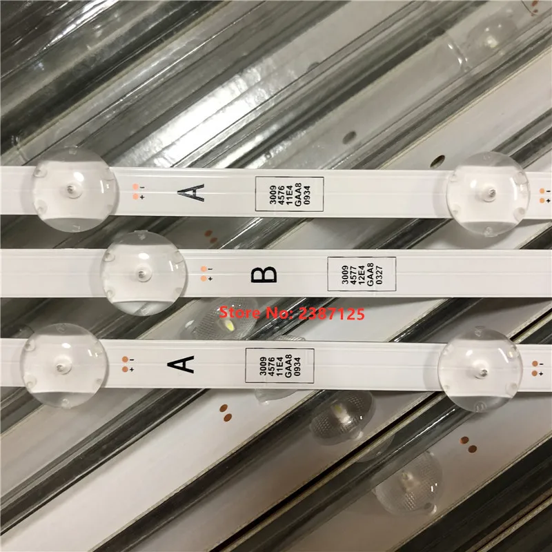 9PCS LED Backlight Strip for VES390UNDA-2D-N11 VESTEL 39 DRT VNB A/B_Type LUXOR LUX01390001 LT-39C770 FIN39FHD440BK T390hvn04.0