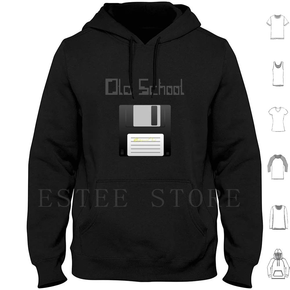 

Толстовки Old School-3,5 дюйма с гибким диском и длинными рукавами Old School Old School Традиция Традиционная старая мода