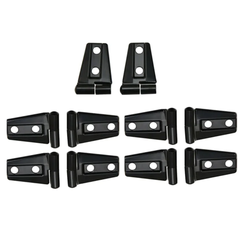 

10X Hood & Door Hinge Cover For 2007-2017 Jeep Wrangler Jk Jku Car Accessories