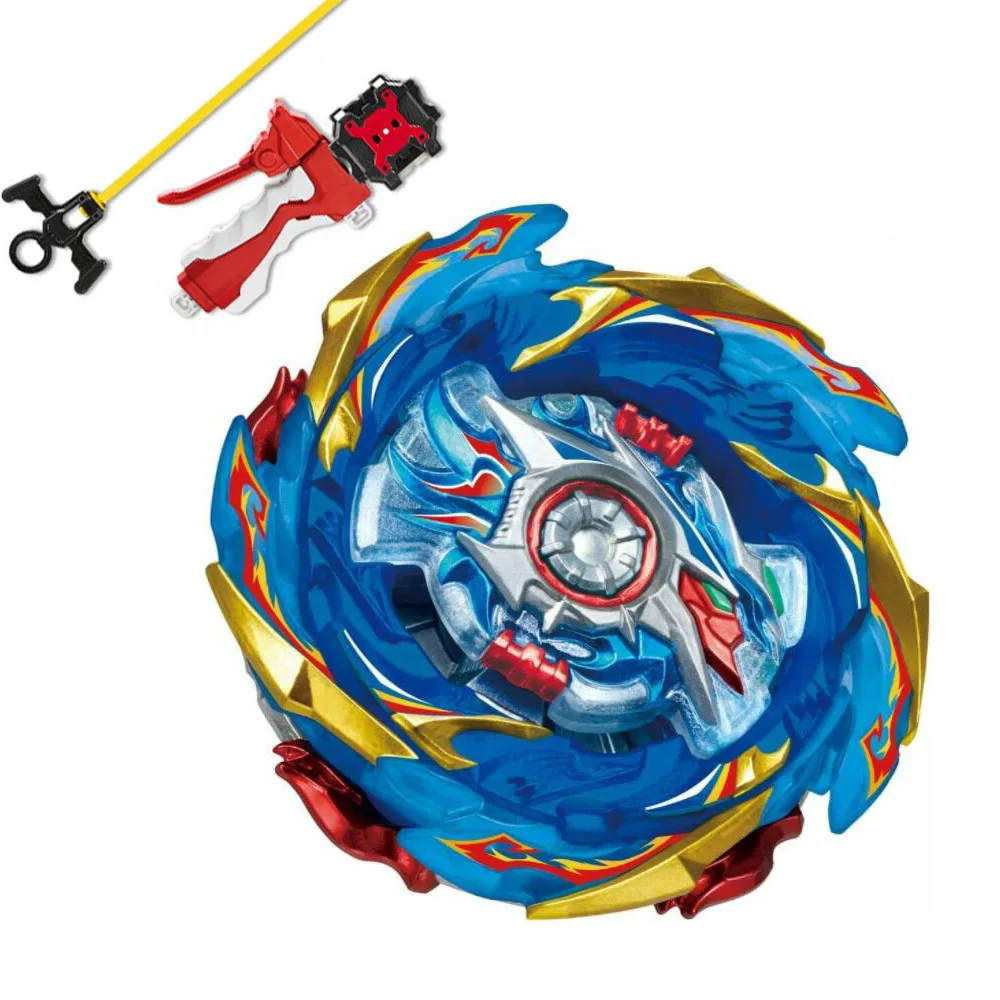 SPINNING TOP SuperKing LIMIT BREAK Booster Helios Volcano With L-R Sparking Launcher Grips Sparking Children Toys