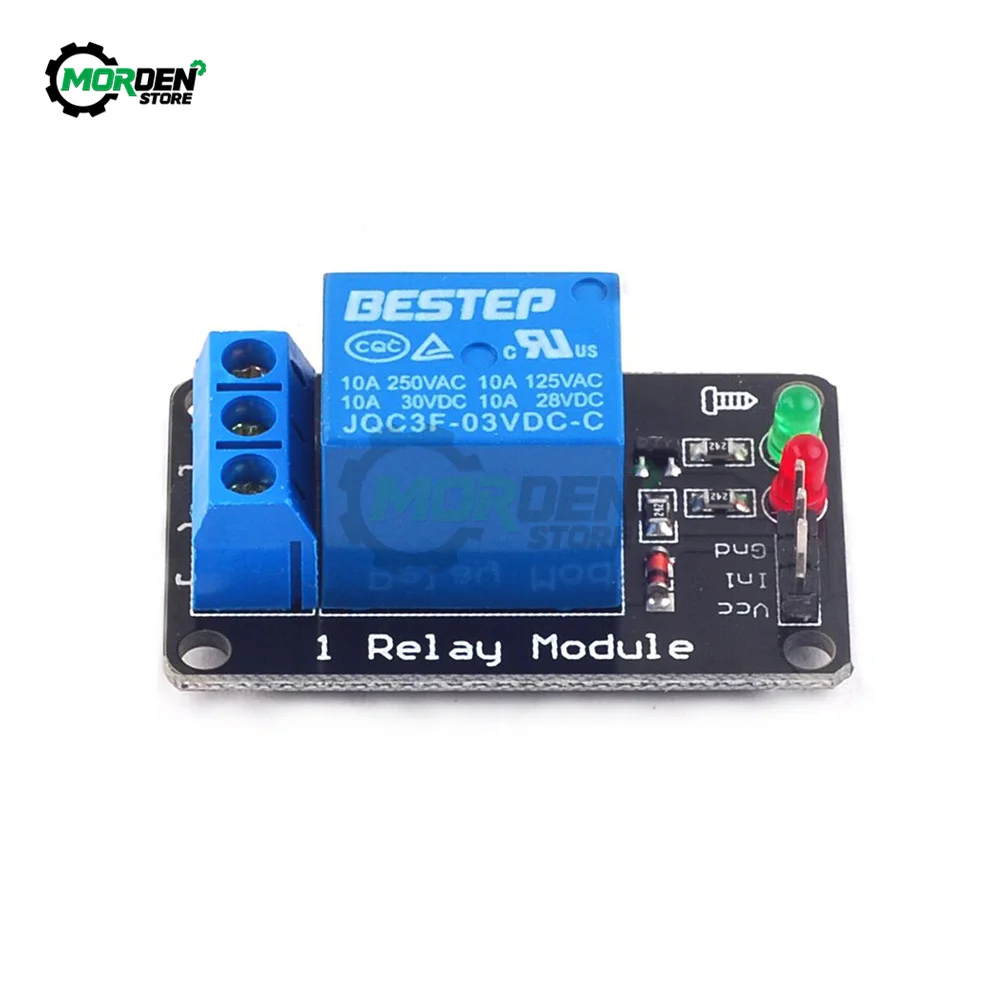 3V 3.3V One Two Channel Relay Module Low Level Trigger with Lamp Relay Board Power Supply for Home Appliance