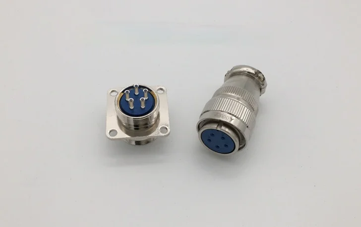 Aviation Plug Socket CH20-5 Core CH20J5A CH20K5P Metal Thread Lock Connector