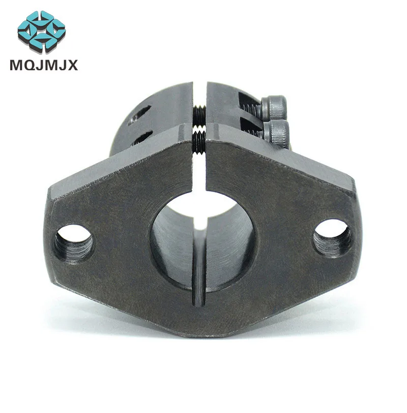 MQJMJX Shaft Supports Long Holder Flanged Cast Shaft Supports Linear Motion Automation Components
