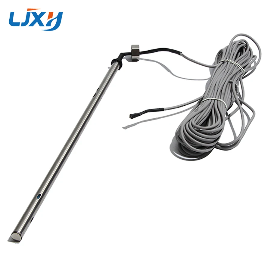 LJXH 4 Wires 1/2 Inch SUS Tube Probe Water Temperature Water Level Probe Bottom Mounted Sensor for Solar Instrument