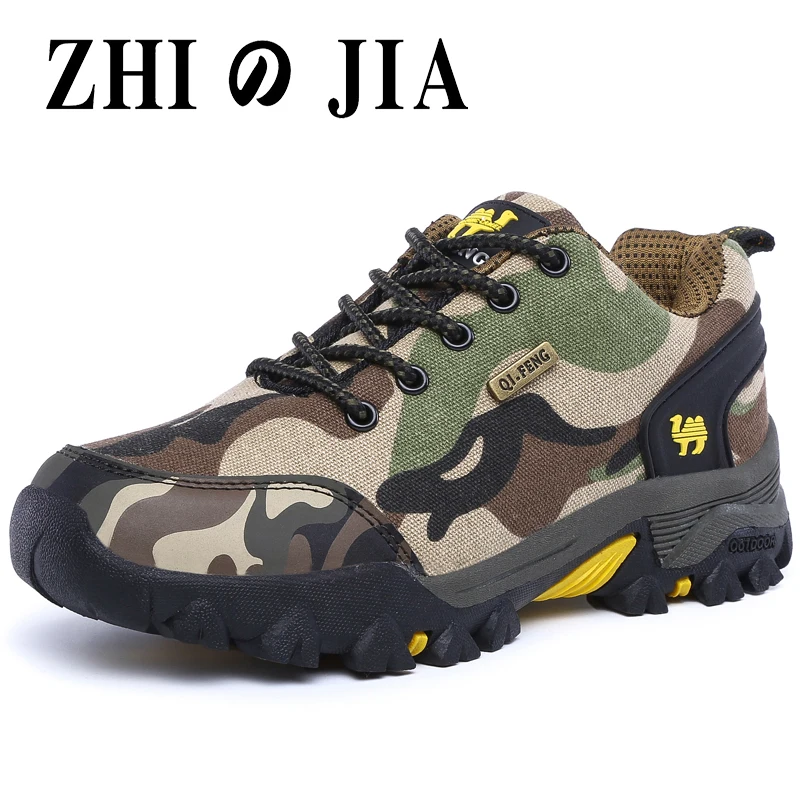 Casual cloth men\'s shoe sports shoe non-slip fashion shoes women\'s shoes camouflage waterproof couple hiking shoes outdoor train