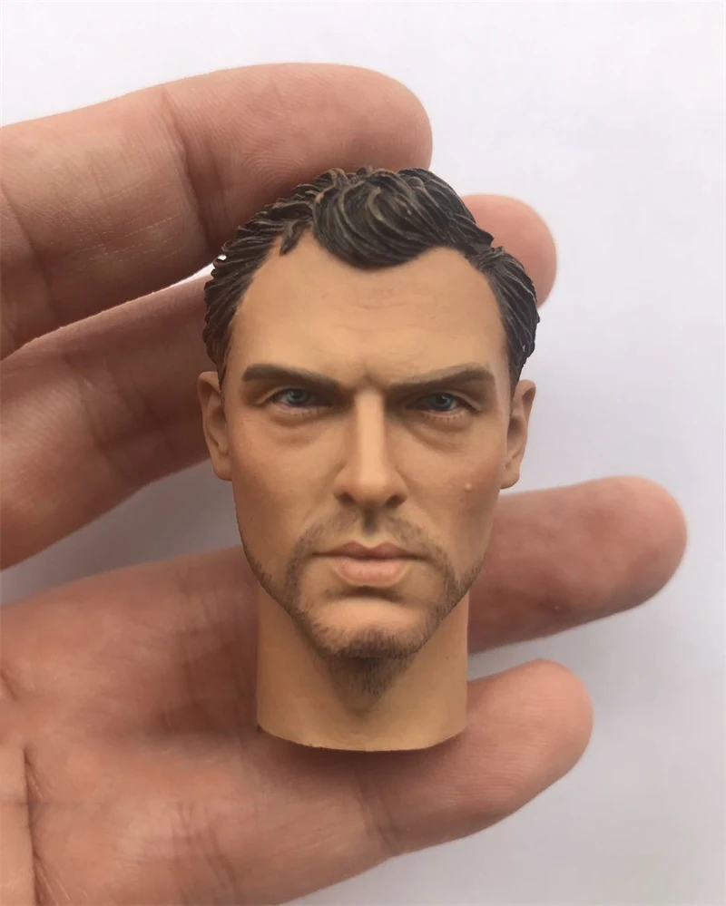 In Stock For Sale 1/6th World Series Soviet Sniper Vasily Male Head Sculpture For Usual 12inch Doll Action Figure