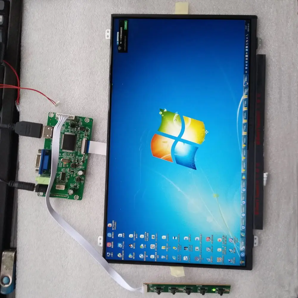 Display 15.6" Controller board DRIVER LED EDP HDMI-compatible 30Pin LCD for LP156WF6-SPM1/SPM2 1920X1080 VGA SCREEN KIT Monitor - view 6