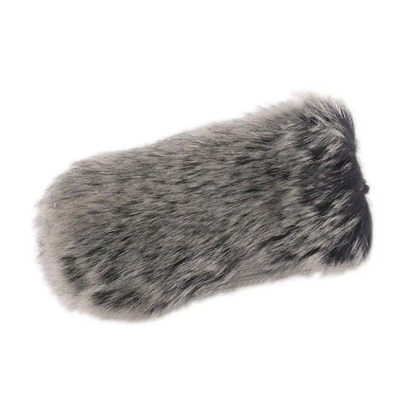 ขนสัตว์ประดิษฐ์ไมโครโฟนกระจกหน้ารถ Muff สำหรับ RODE VideoMic Go สำหรับ Takstar SGC-598 MIC-01 NA-Q7 DeadCat Go