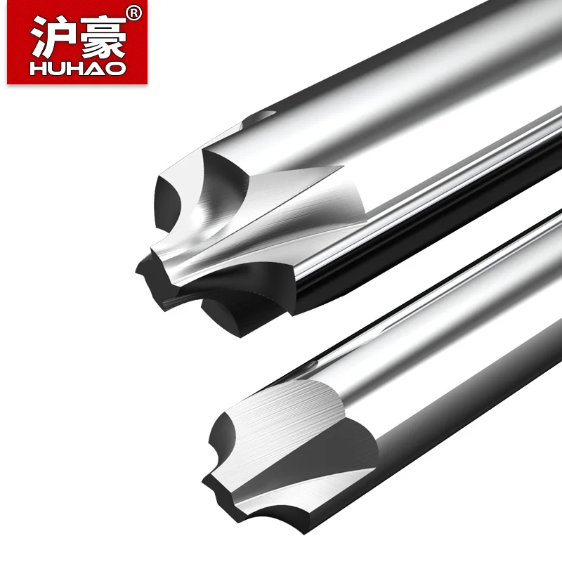 HUHAO 1 Buah R1-R15mm Arc Inner R Angle End Mill 2/4 Seruling CNC Anti-R Chamfering Milling Cutter Router Bit untuk Baja Tembaga Alloy