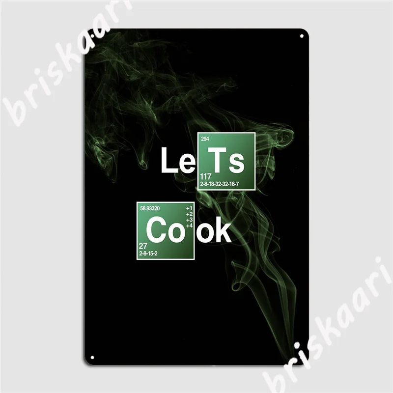 Lets Cook Breaking Bad Metal Sign Pub Club Bar Poster Funny Tin Sign Poster