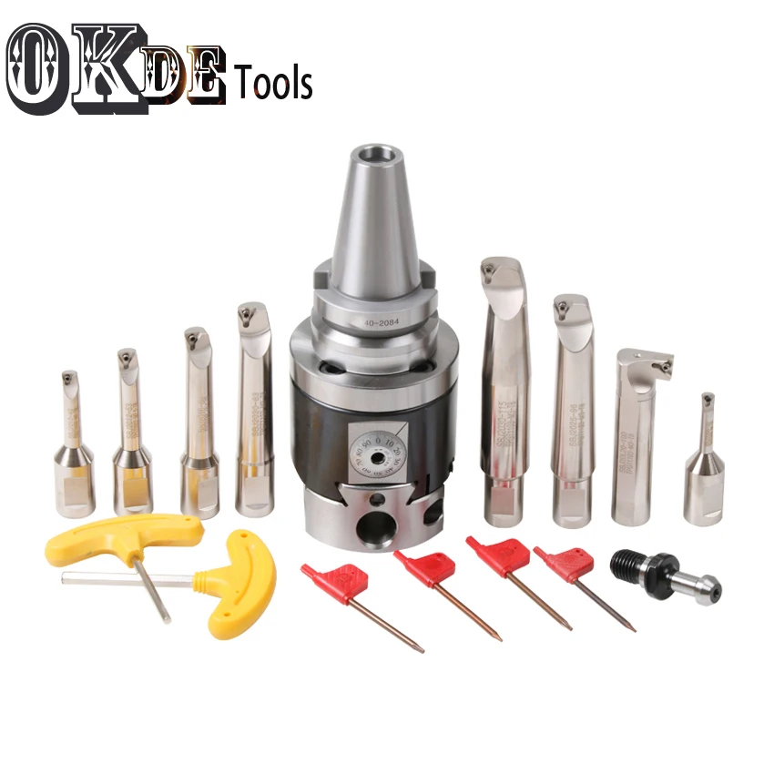 Precyzyjne BT50-NBH2084 CNC 0.01 run nout micro tool z chwytem BT NBH2084 system wytaczadło z 8 sztuk wytaczadło