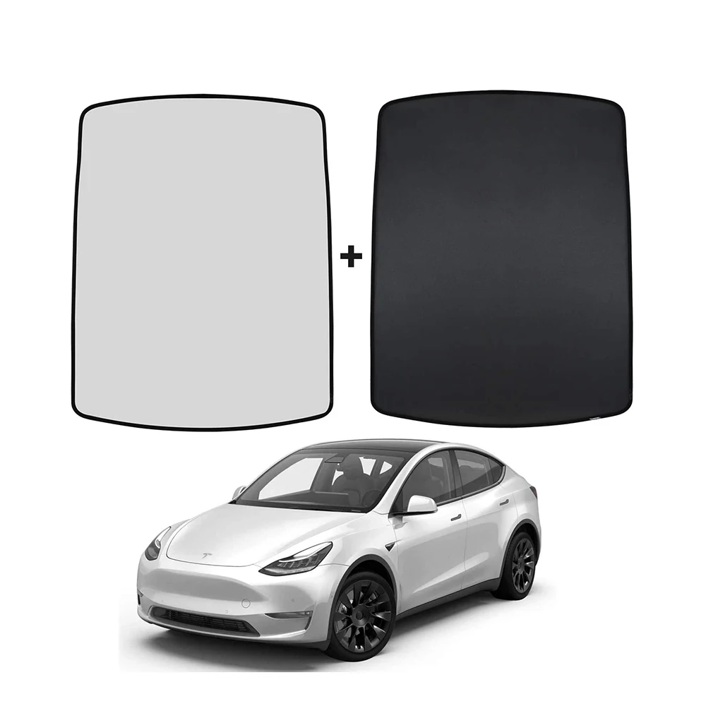 

Обновленные солнцезащитные очки, зеркальные для модели Tesla, Солнцезащитная крыша, ветровое стекло, затеняющая сетка, 2 шт./пара