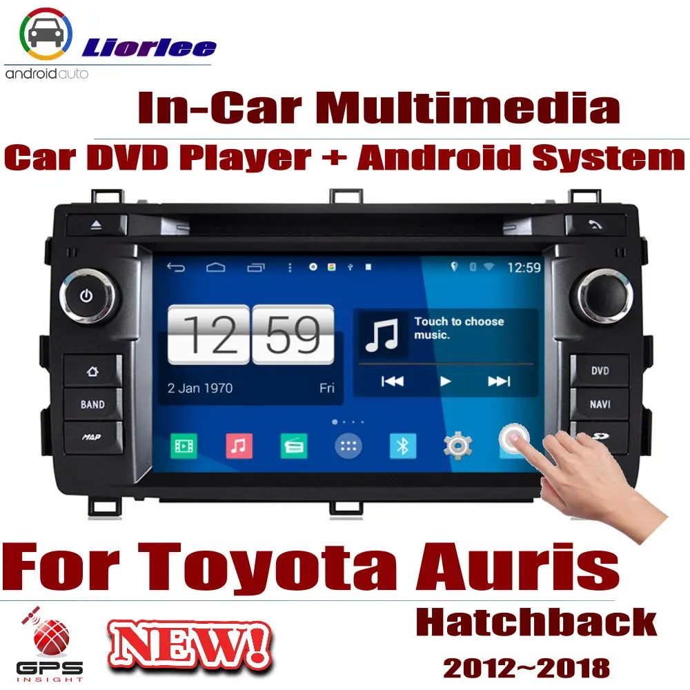 

Car DVD Player For Toyota Auris (E180) / Corolla Hatchback 2012-2018 GPS Navigation Android 8 Core Radio BT SD USB AUX WIFI