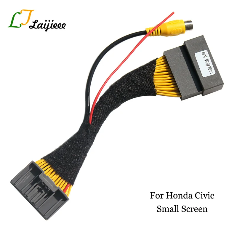32 Spille Cavo Adattatore Per Honda Civic 2011 2012 2013 ~ 2016 5 Pollici di Schermo/RCA Videocamera vista posteriore in auto video originale Spina