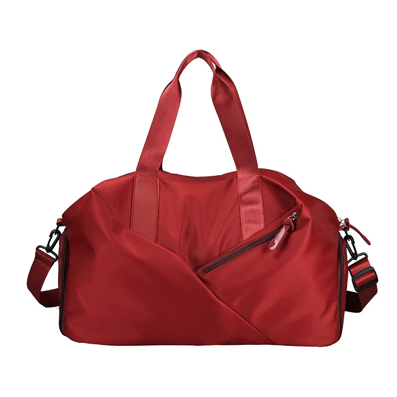 Bolsa deportiva de gimnasio para mujer, con separación bolso de hombro para Yoga seca y húmeda, zapatos de viaje impermeables, Maleta Deportiva