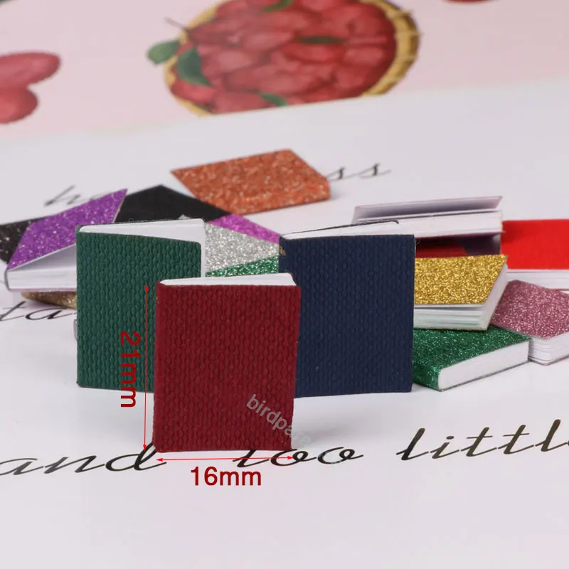 Mini Boek Livre Note Books Model Toys Miniature Items Things Dollhouse Furniture Accessorie for Barbie Ob11 Bjd 1/12 Dolls House