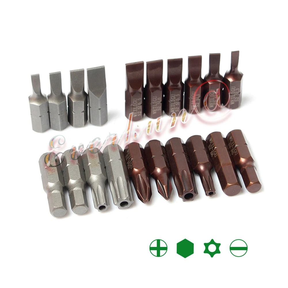 1 X Bits Für Schraubendreher Set S2 Torx Sl Hex Key Drive Bit Hohe Drehmoment 25mm Lange Elektriker Schraubendreher auto Werkzeuge Set Für Home
