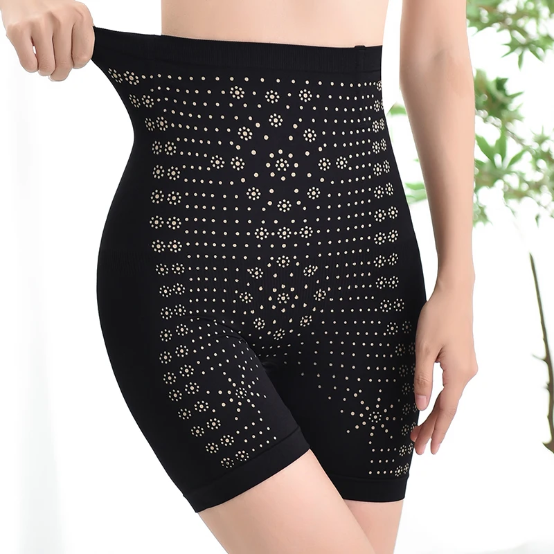 Magnetic Therapy Graphene High Waist Body Shaper Trainer Abdomen Butt Lifter Seamless Shaping Panties Weight Loss Underwear New