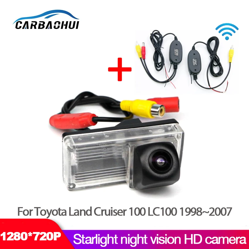 

Car Rear View Reverse Camera For Toyota Land Cruiser LC 100 120 200 Prado CCD Full HD Back up Parking Camera high quality RCA