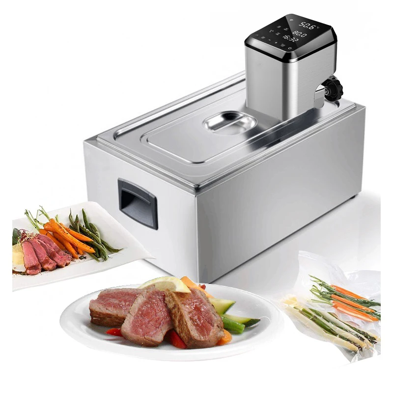 Nowość W Sous Vide Food Cooker 1600W/2300W potężny zanurzeniowy cyrkulator LCD cyfrowy dotyk wyświetlacz czasu IPX-7 ze stali nierdzewnej