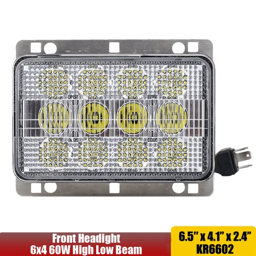Faros delanteros de Tractor Led AL152328, 12V, 24V, 60W, haz alto/bajo para John Deere 7220, 7320, 7420, 7130, 7230, 7330 +