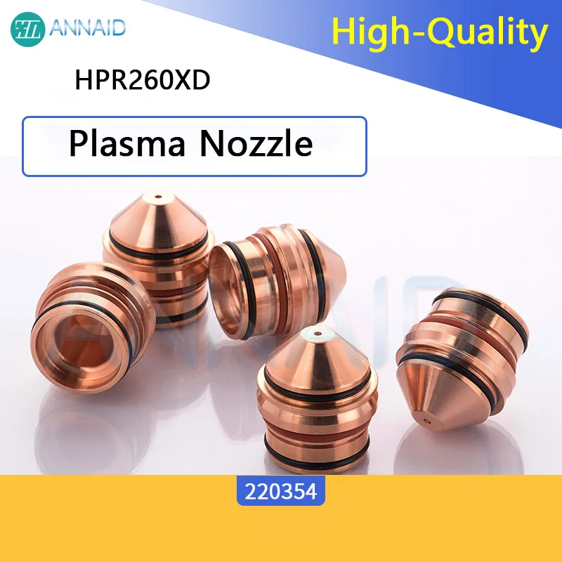 Pipa Semprot Pemotong Plasma Kawat Hafnium Tembaga Impor 220439 220354 Elektroda 220435 220354 Perisai 220764 220761 Cincin Swakarya 220436