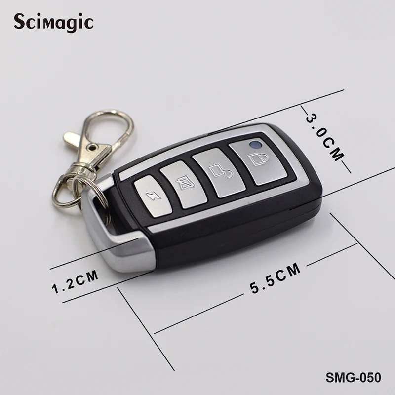 Newest Garage CARDIN S476 TX2 TX4 Remote Control Compatible CARDIN 433MHz 433.92 Fixed Code Gate Door Opener Key Fob Clone