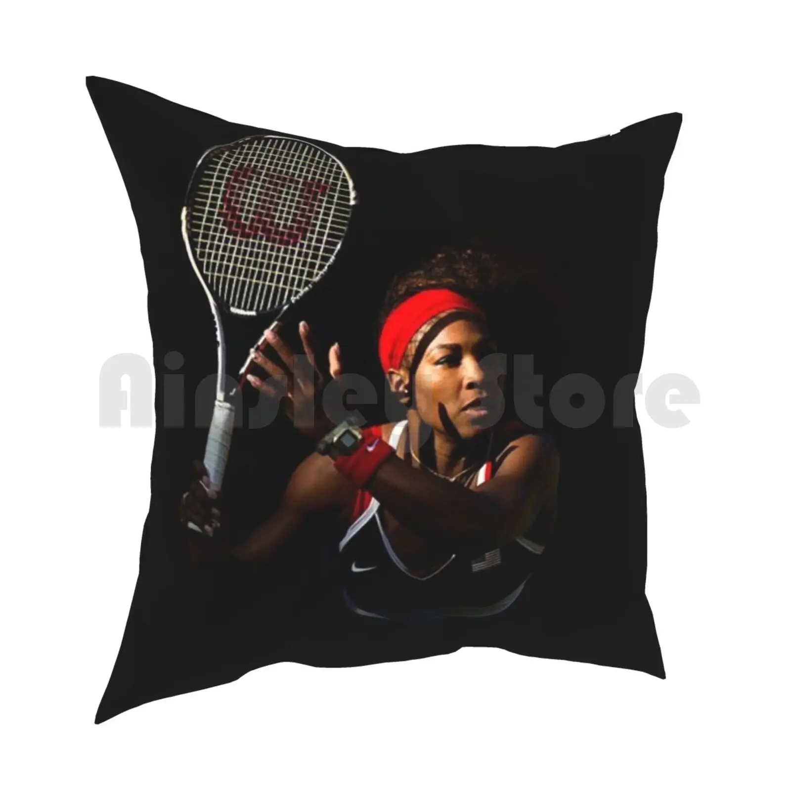 Serena Williams Pillow Case Printed Home Soft DIY Pillow cover Serena Williams Tennis Oland Garros Tennisball Australia