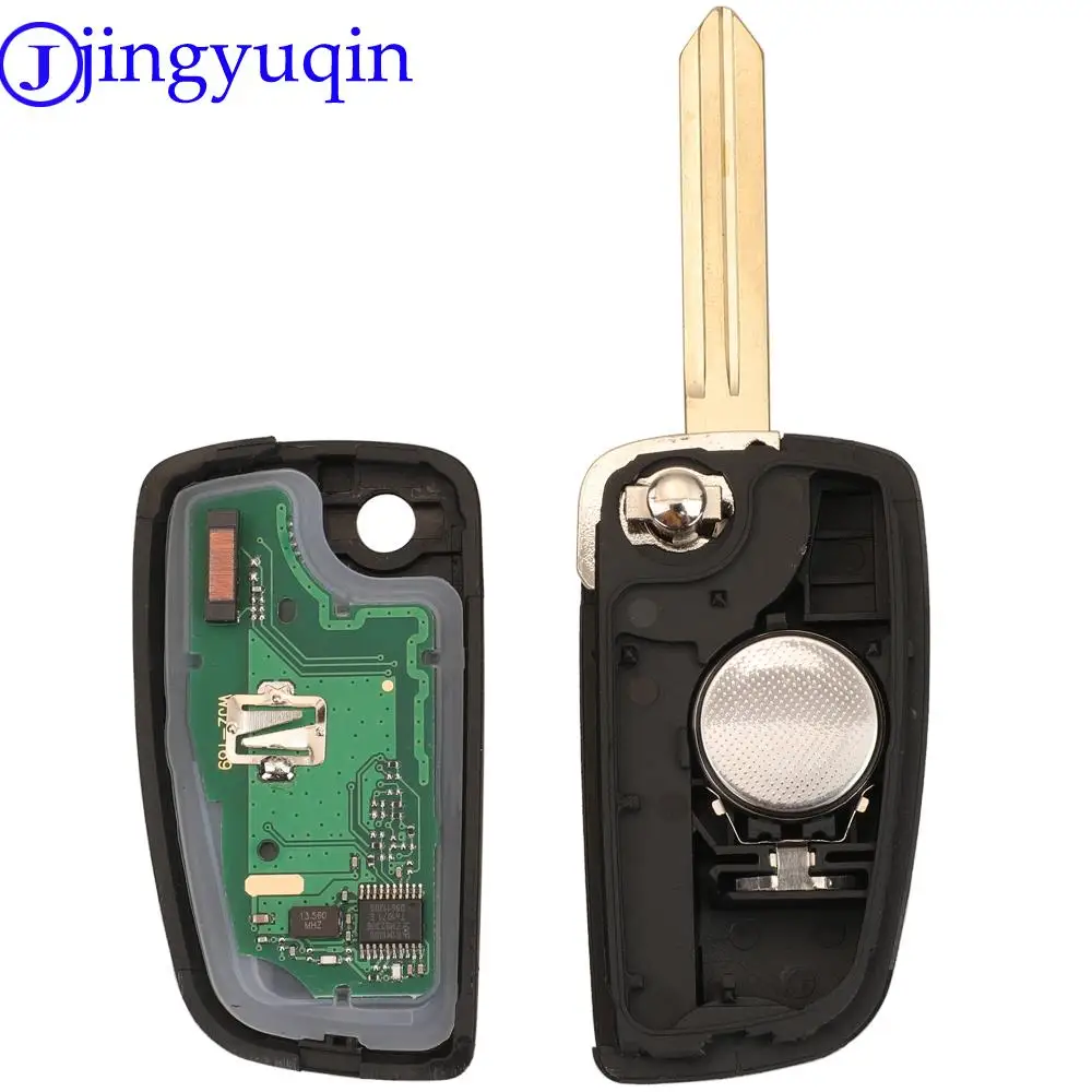 jingyuqin Flip Remote Key TWB1G767 433MHz PCF7961M 4A Dla Nissan Qashqai (J11E/J11R) Micra (K14FR) Pulsar (C13M) X-Trail (T32)