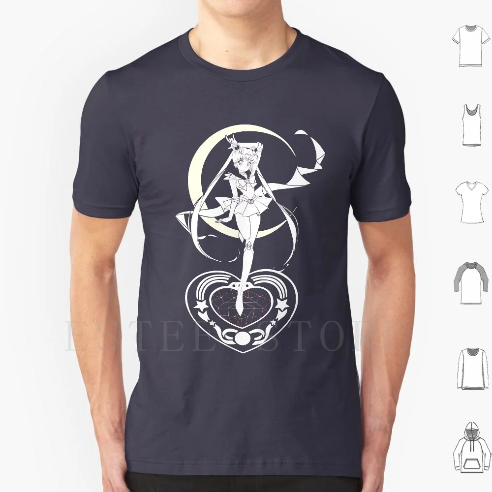 سوبر تي شيرت الرجال القطن 6xl سوبر S أنيمي مانغا 90s ريترو خمر اليابان بحار ناوكو تاكيوتشي أوتينا ساكورا الآسر