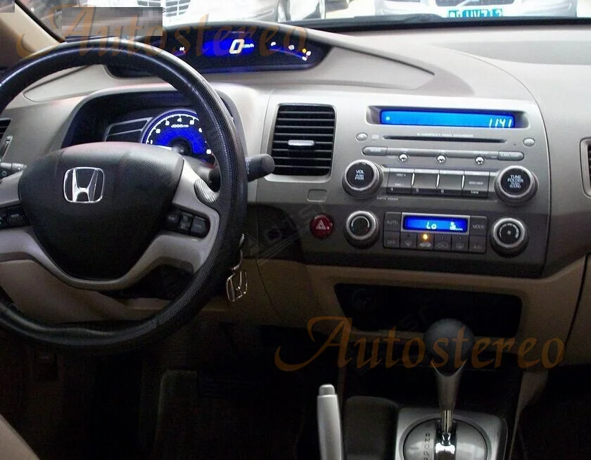 Android 13 4G + 64 GB Nawigacja samochodowa GPS dla Honda Civic 2007-2011 Auto Stereo Jednostka główna Odtwarzacz multimedialny Radio Magnetofon ISP