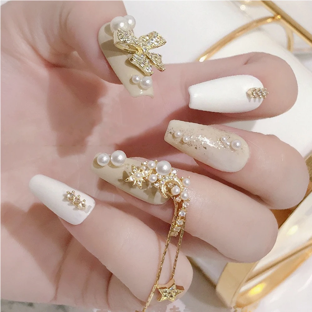 Diy brilhante arco nó asa borboleta flor jóias de unhas 3d strass ferramentas de manicure decorações da arte do prego