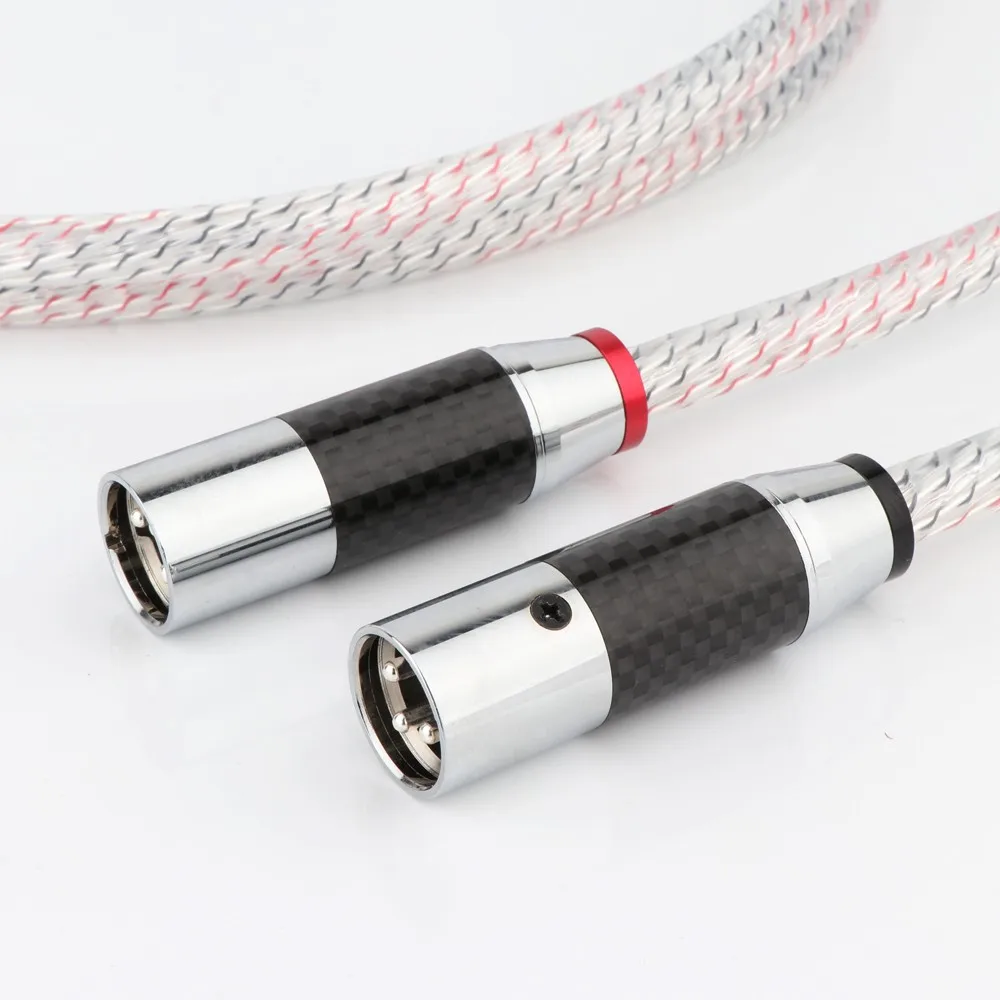 NORDOST Valhalla hifi RCA TO XLR Male Female Amplifier CD Audio interconnection Cable With Carbon Fiber Plug