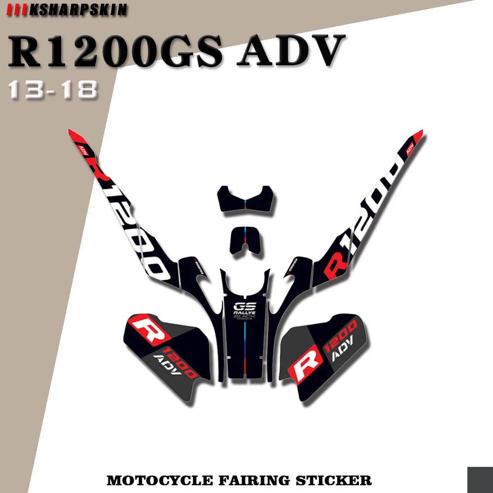 

Motorcycle body modification fairing decorative protection sticker is suitable for BMW R1200GS ADV 2013-2018
