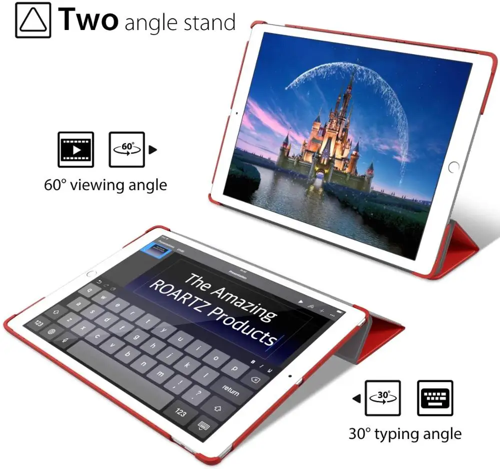 7.9\'\' Folio Coque for iPad mini 5th 2019 Case Flip Stand A2133 A2124 Hard PVC Transparent Cover for iPad mini 2019 mini 5 Cover