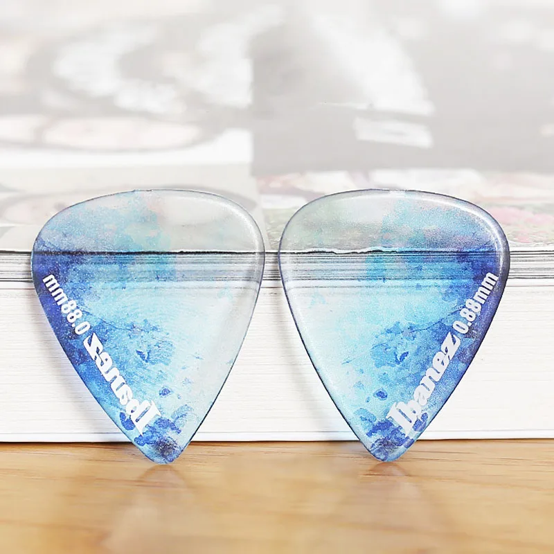 Ibanez Guitar Picks Kaleidoscope Series Plectrums Transparent 1.0/1.2 mm Guitar Accessories