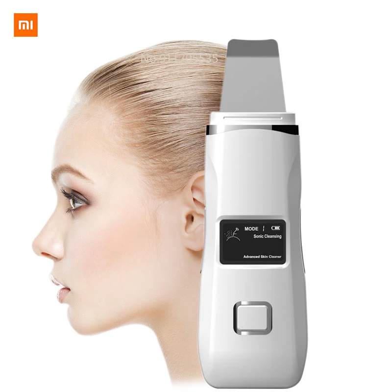 New Ultrasonic Face Cleaner Deep Face Cleaning Ion Pore Skin Scrubber Acne Blackhead Remover Facial Lift Massager Skin Care Tool