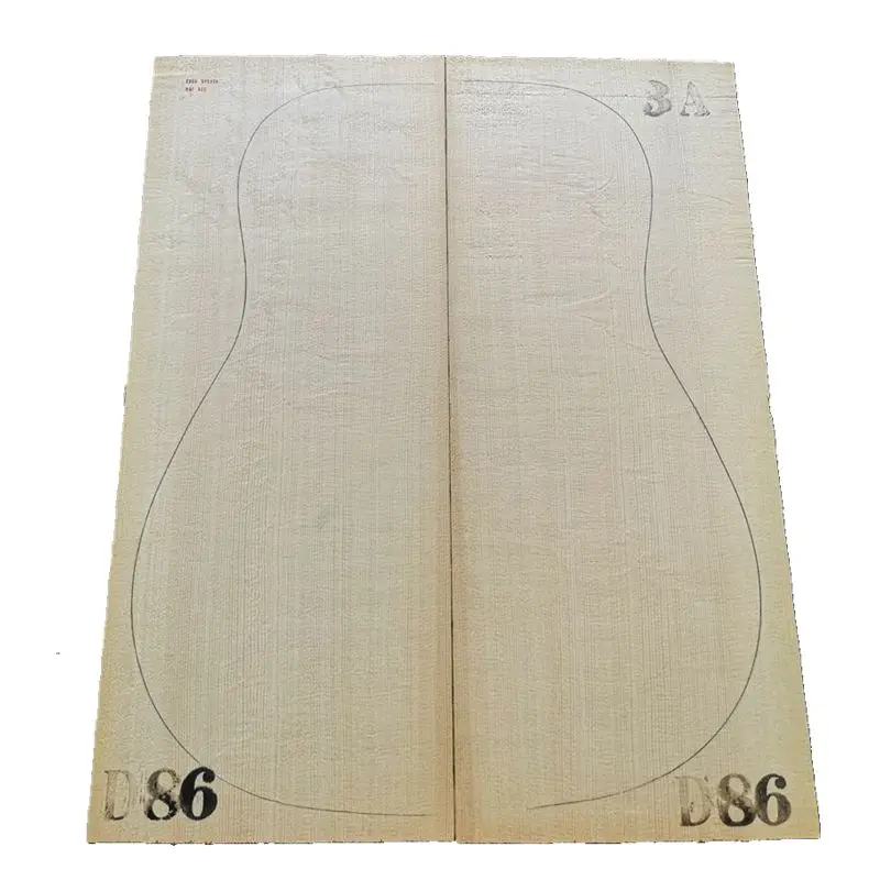 3A claw pattern German spruce veneer guitar panel bear claw pattern deshan cedar alpine spruce guitar production