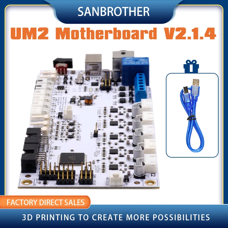 3D Printer Part UM2 Motherboard V2.1.4. UM2+ Extended Control Board For UM2+ 3D Printers