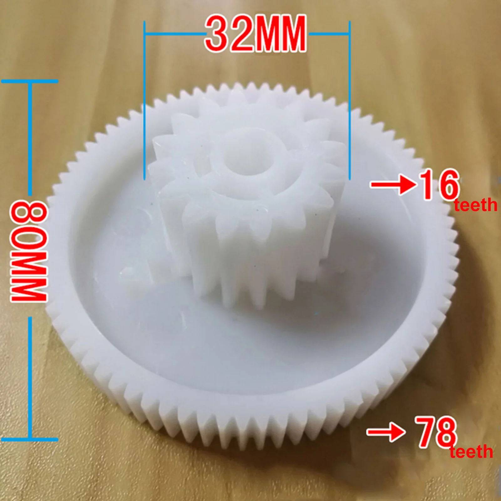 3 pz/lotto di Plastica a base di Carne Smerigliatrice Ingranaggi per VITEK Tritacarne Mincer S/M/L Gear Per Uso Domestico di Ricambio pezzi di