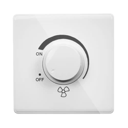 Controlador de velocidad continuo para ventilador de techo, interruptor de pared de 220V, 10A para atenuador de 15-300W, 86 tipos