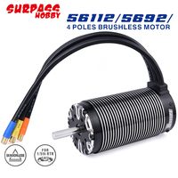 Surpass Hobby Rocket 5692 56112 4-Poles 8.0mm Shaft Brushless Motor For 1/5 Rc Car Monster Truck Off Road On Road Buggy