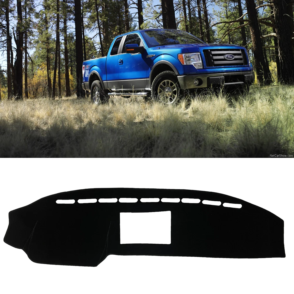 

Коврик для приборной панели, ковер для Ford F-Series F-150 F150 P415 MK12 Lobo 2009 ~ 2014, защитный чехол для приборной панели, солнцезащитный экран 2012 2013