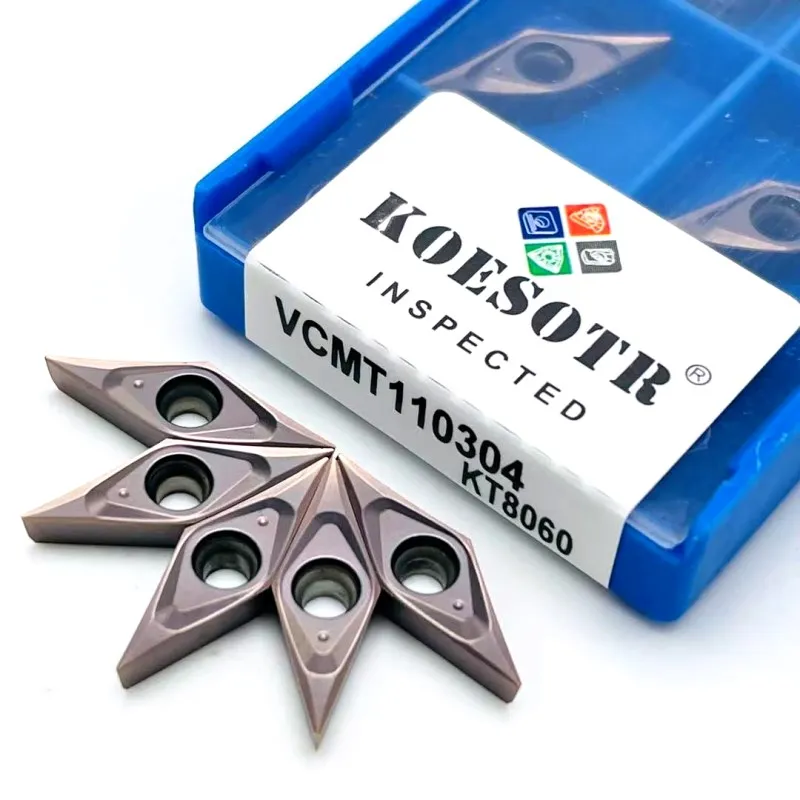 VCMT110304 tools utensili in metallo duro cilindrici di alta qualità utensili da taglio per tornio CNC parti in acciaio, utensili per tornitura in acciaio inossidabile