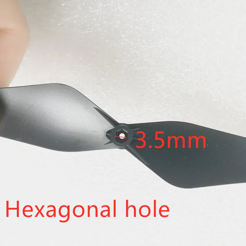 2 Pairs Drone CW/CCW Propeller Blades Quick-release Propellers 12cm Hexagonal RC Drone Spare Parts Replacement for RC Quadcopter